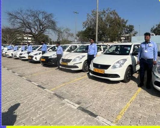 ADS professional cab fleet with drivers